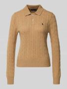 Polo Ralph Lauren Slim Fit Longsleeve aus Woll-Mix mit Kaschmir-Anteil...