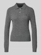 Polo Ralph Lauren Slim Fit Longsleeve aus Woll-Mix mit Kaschmir-Anteil...