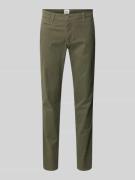 Brax Regular Fit Chino mit Gesäßtaschen Modell 'Fabio' in Oliv, Größe ...