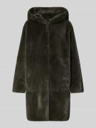 Beaumont Amsterdam Wendemantel aus Kunstfell mit Kapuze in Oliv, Größe...