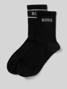 BOSS Socken aus Baumwoll-Mix im 2er-Pack in Black, Größe 36-42