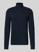 SELECTED HOMME Regular Fit Rollkragenpullover aus reiner Baumwolle Mod...
