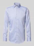 Profuomo Regular Fit Business-Hemd mit Knopfleiste in Blau, Größe 38