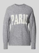 Only Regular Fit Strickpullover mit Wollanteil Modell 'JERICO' in Mitt...