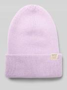 Barts Mütze mit Umschlag und Label-Detail Modell 'KINABALU' in Flieder...