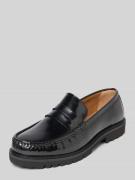SELECTED HOMME Loafer aus echtem Leder in Black, Größe 40
