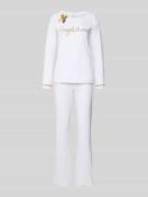 LOUIS & LOUISA Regular Fit Pyjama mit Zierschleife Modell 'Engelchen' ...