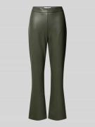 Raffaello Rossi Flared Bootcut Hose in Leder-Optik Modell 'MACY' in Ol...