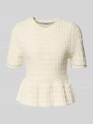 Mango Regular Fit Strickpullover mit Woll-Anteil Modell 'DOLL' in Offw...