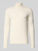 Christian Berg Men Strickpullover aus reinem Kaschmir in Offwhite Mela...