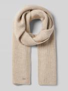 Tom Tailor Schal mit Baumwoll-Anteil in Beige, Größe 1