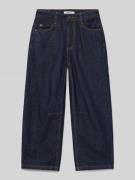 Garcia Loose Fit Jeans mit Logo-Patch in Dunkelblau, Größe 164
