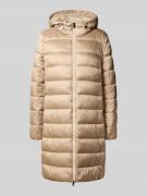 Marc Cain Steppmantel mit Kapuze in Sand, Größe 34