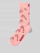 Happy Socks Regular Fit Socken mit Motiv-Stitching Modell 'Candy' in R...