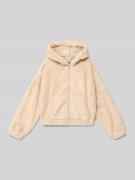 s.Oliver RED LABEL Loose Fit Jacke in Teddyfell-Optik in Beige, Größe ...