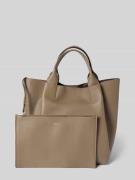 Abro Shopper mit Strukturmuster Modell 'Media' in Schlamm, Größe 1