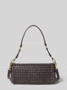 Abro Handtasche mit abnehmbarem Tragehenkel Modell 'MILA' in Dunkelbra...