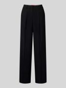 JJXX Wide Fit Stoffhose mit Viskose-Anteil Modell 'Ellis' in BLACK, Gr...