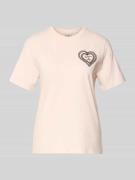 Scotch & Soda T-Shirt mit Label-Print in Beige, Größe L