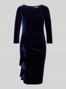 Christian Berg Cocktail Knielanges Cocktailkleid mit Rundhalsausschnit...