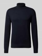 Christian Berg Men Slim Fit Pullover aus Baumwoll-Woll-Mix in Marine, ...