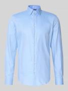 Jake*s Slim Fit Business-Hemd aus reiner Baumwolle in Bleu, Größe 37/3...