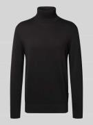 Tom Tailor Denim Regular Fit Rollkragenpullover aus reiner Baumwolle i...