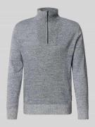 Tom Tailor Denim Regular Fit Troyer aus reiner Baumwolle in Offwhite M...