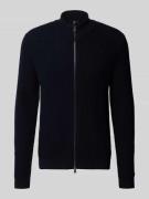 CINQUE Strickjacke mit Reißverschluss Modell 'FABIAN' in Dunkelblau, G...