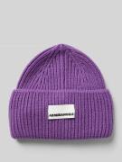 Armedangels Mütze aus Kaschmir-Woll-Mix Modell 'LELEAA' in Lila, Größe...