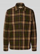 Blend Regular Fit Hemdjacke mit Brusttasche Modell 'DIEGO' in Oliv, Gr...