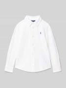 Polo Ralph Lauren Teens Regular Fit Hemd aus reiner Baumwolle in Weiss...