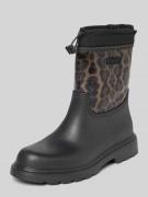 Tamaris Gummistiefel mit gefüttertem Schaft in Dunkelbraun, Größe 37