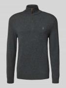 Polo Ralph Lauren Regular Fit Strickpullover aus reiner Wolle in Anthr...