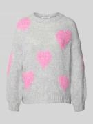 ZABAIONE Strickpullover mit Rundhalsausschnitt Modell 'Bo44nita' in Mi...