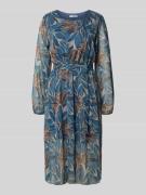 ZABAIONE Kleid aus Viskose-Mix Modell 'Aitana' in Hellblau, Größe L