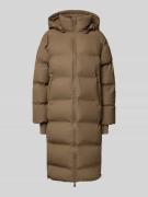 Neo Noir Steppmantel mit Kapuze Modell 'Viviana' in Hellbraun, Größe 4...