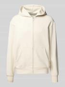 CHAMPION Sweatjacke mit Kapuze in Offwhite, Größe L