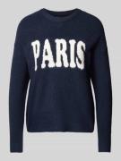 Only Regular Fit Strickpullover mit Wollanteil Modell 'JERICO' in Mari...