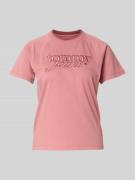 Tommy Jeans Regular Fit T-Shirt aus reiner Baumwolle in Rostrot, Größe...