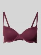 BOSS BH mit vorgeformtem Cup Modell 'DEMI_B.PURE' in Bordeaux, Größe 7...