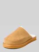 Jack & Jones Hausschuhe mit Futter aus Kunstfell Modell 'MANOR MOC MUL...