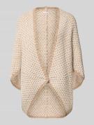 OPUS Relaxed Fit Poncho mit Woll-Anteil Modell 'Amaryllis boho' in Dun...