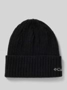 COLUMBIA Beanie mit Label-Stitching in Black, Größe 1