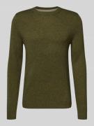 MCNEAL Strickpullover aus Woll-Mix mit Kaschmir-Anteil in Oliv Melange...