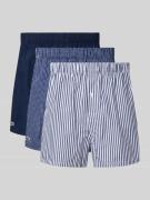 Lacoste Boxershorts aus reiner Baumwolle im 3er-Pack in Marine, Größe ...