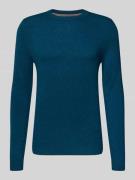 MCNEAL Strickpullover aus Woll-Mix mit Kaschmir-Anteil in Petrol Melan...