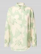 OPUS Regular Fit Hemdbluse mit durchgehender Knopfleiste in Hellgruen ...
