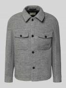 SELECTED HOMME Regular Fit Jacke mit Woll-Anteil Modell 'MITCH' in Sil...