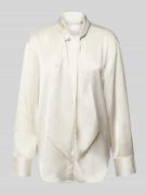 Calvin Klein Womenswear Hemdbluse mit Knopfleiste in Offwhite, Größe M